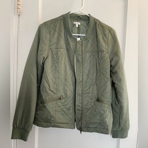 Quilted Bomber Jacket